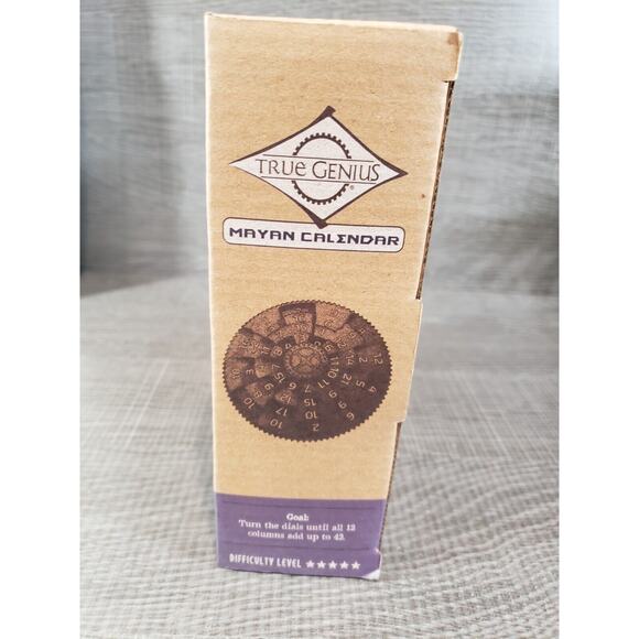 TRUE GENIUS MAYAN CALENDAR WOOD BRAINTEASER PUZZLE - Picture 5 of 5